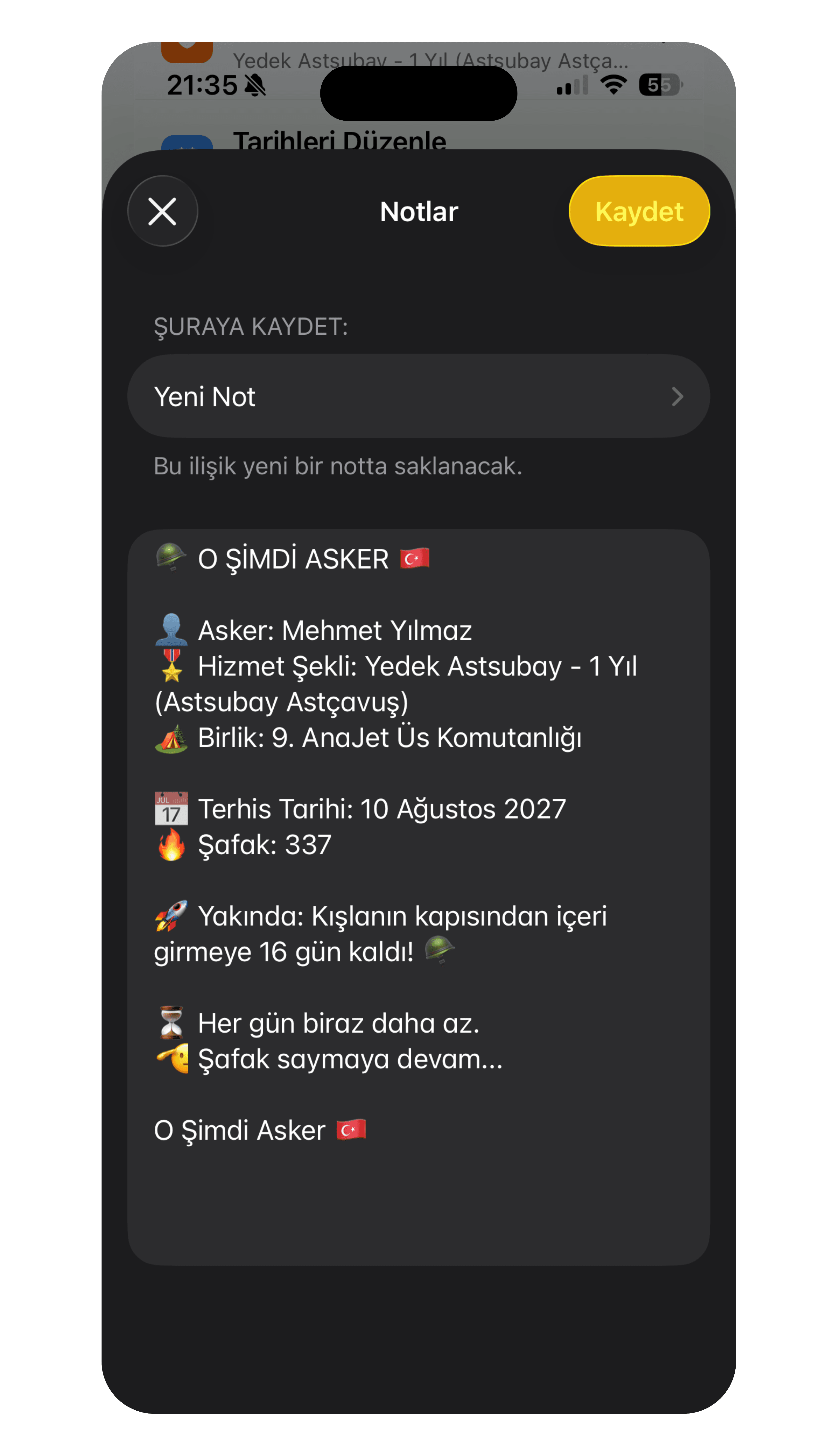 Metin olarak paylaş